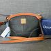 Dooney & Bourke Bags | Nwt Dooney & Bourke Leather Mini Domed Zip Crossbody Shoulder Bag | Color: Black/Brown | Size: Os