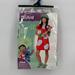 Disney Costumes | Disney Stitch Kids Lilo And Stitch Spirit Dress Costume Halloween Xl 14-16 | Color: Red/White | Size: Xl