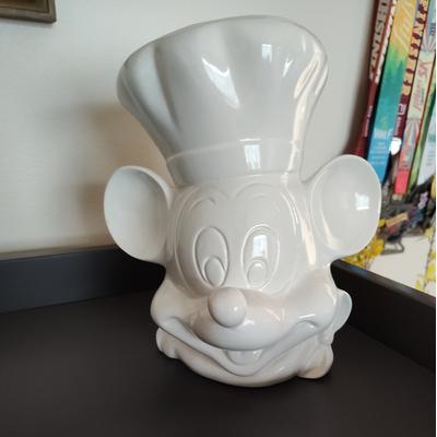 Disney Kitchen | Vintage Ceramic Mickey Mouse Cookie Jar | Color: White | Size: Os