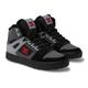 DC Shoes Herren Pure HIGH-TOP WC WNT Sneaker, Grey/Black/RED, 42.5 EU
