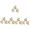 FRCOLOR 15 Pcs Metal Clip Hair Accessories for Women Gold Hair Pin Claw Clips for Hair Ponytail Hair Clip Hair Jewels for Women Metal Claw Clips Gold Headpiece Women's The Flowers Headgear