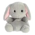 Aurora® Adorable Palm Pals™ Pebbles Bunny™ Stuffed Animal - Pocket-Sized Play - Collectable Fun - Grey 5 Inches