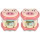 Vaguelly 2pcs Clap Drum Toys for Baby Kids Musical Toys Girl Toy Girls Toy Baby Musical Toy Educational Toys for Kids Toys for Girl Kids Playset Trojan Horse Abs Pink Puzzle