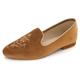 Mens Gents Groom Traditional Ethnic Wedding Indian Handmade Pumps Khussa Jutti Mojari Slip On Flat Brown Shoes Size UK 6 EU 43