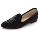 Mens Gents Groom Traditional Ethnic Wedding Indian Handmade Pumps Khussa Jutti Mojari Slip On Flat Black Shoes Size UK 6 EU 42