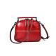 SKINII Women's Handbag， Women Leather Handbag Ladies Shoulder Bag Design Messenger Bag Leather Crossbody Bags (Color : Red)