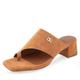 Aerosoles Women's Etta Heeled Sandal, Tan Suede, 8 UK