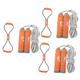 POPETPOP 3 Sets Pcs Exercise Pull Rope Workout Skipping Rope Cycling Gloves for Kids Exercise Resistance Bands Resistance Exercise Bands Fishing Net Play Jump Rope Fitness Yoga Rope Sports