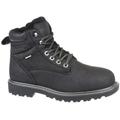 WOLVERINE W10694 Size 8 Men's 6 in Work Boot Steel Work Boot, Black