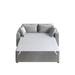 Gracie Mills Nigel Plush Channel Quilted Microfiber Sofa Bed Mattress Pad - White
