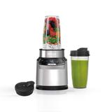 Nutri Pro Compact Personal Blender, Auto-iQ Technology, 1100-Peak-Watts, for Frozen Drinks, Smoothies, with Cups & Spout Lids