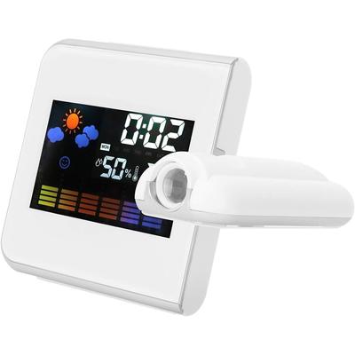 LED Projection Alarm Clock with Weather and Thermometer