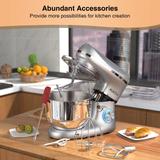 6-Speed Tilt-Head Food Dough Mixer, Kitchen Electric Mixer with Stainless Steel Bowl,Dough Hook,Whisk, Beater