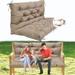 Outdoor Porch Swing Cushion Waterproof Bench Cushions with Backrest - 150x100cm/59x40in