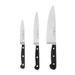 Classic Razor-Sharp 3-Piece Kitchen Knife Set, Chef Knife, Paring Knife, Utility Knife, German Engineered Informe