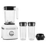 K150 3 Speed Ice Crushing Blender with 2 Personal Blender Jars - KSB1332Y - White, 48 oz