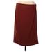 Anne Klein Formal Skirt: Burgundy Solid Bottoms - Women's Size Large