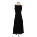 Jones New York Cocktail Dress - A-Line: Black Solid Dresses - Women's Size 4