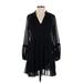 Express Casual Dress - Popover: Black Dresses - Women's Size X-Small