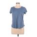 RBX Active T-Shirt: Blue Activewear - Women's Size Medium