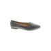 Trotters Flats: Gray Print Shoes - Women's Size 10 1/2 - Almond Toe