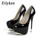 Eilyken-Escarpins à Talons Hauts Ultra Stiletto pour Femme Sandales à Plateforme Élégantes Mode