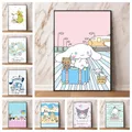 Toile Imprimée HD Sanrios Pachacco Affiche pour la Maison Image Murale Art Cadeaux d'Amis