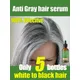 Sérum anti-cheveux gris et blancs traitement réparateur couleur naturelle produits assombrissants