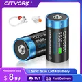 CITYORK-Batterie aste de type C charge USB R14 LR14 Eddie ion C batterie 24.com pour lampe de