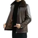 Veste en faux cuir pour hommes veste en faux cuir pour documents solides veste en faux cuir pour