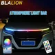 BLALION-Feux diurnes à LED pour capot de voiture démarrage de balayage guide de capot moteur