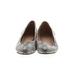 Journee Collection Flats: Gray Snake Print Shoes - Women's Size 7 1/2 - Round Toe