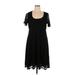 Slinky Brand Casual Dress: Black Dresses - Women's Size 1X