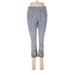 Jules & Leopold Casual Pants - High Rise Boot Cut Cropped: Blue Bottoms - Women's Size Medium