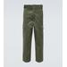 Mid-rise Cotton Cargo Pants