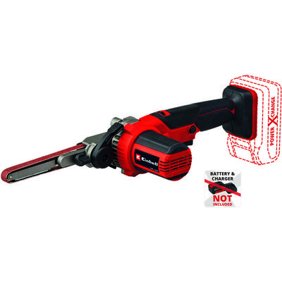 Einhell - Akku-Bandfeile te-bf 18 Li-Solo Power X-Change (18 v, Geschwindigkeit bis 1.700 m/min, 2x