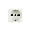 P40 sockel 2p+t 16a fÜr bticino matix weiss 4b.am.p40 - 4 Box