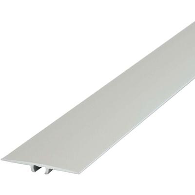 Bergangsprofil flach, inkl. Befestigungsmaterial - 90cm x 35mm Silber