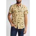 Laramie Desert Print Short Sleeve Snap-up Western Shirt