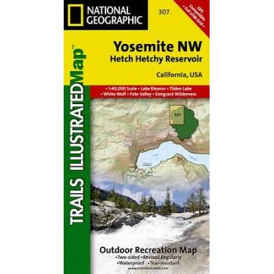 Yosemite Nw: Hetch Hetchy Reservoir Map