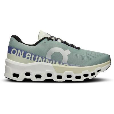 ON Herren Laufschuhe Cloudmonster 2, Größe 43 in Silber