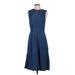 Banana Republic Casual Dress: Blue Print Dresses - Women's Size 2