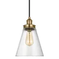 Visual Comfort Studio Baskin Cone Pendant Light - P1347SB