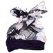 1PC Wide-brimmed Turban Hat Fashion Printing Turban Fresh Breathable Chiffon Ribbon Women Headscarf Hat for Spring Summer Women Wearing (Sapphire Blue)