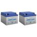 12V 26AH NB Replacement Battery Compatible with Levo AG Comfort II - 2 Pack