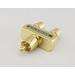 RCA Audio Y Splitter Plug 1 Male To 2 Female Gold Plated Adapter Connector 4pcs New