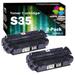 ZQRPCA (2-Pack) Compatible with Toner Cartridge S35 Toner (2xBlack) Work in imageClass D300 D320 D340 D360 D383 FAXPHONE L170 L400 Class 310 510 PC310 PC-D320 D340 Printer