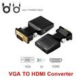 VGA to HDMI Adapter Cable With Audio Full HD VGA to HDMI adapter with Video Output 1080P HD for PC Laptop HDMI toVGA VGA TO HDMI ABS