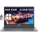 ASUS Vivobook 15.6 FHD Touchscreen Laptop Intel Core i5-1135G7 8GB RAM 512GB PCIe SSD Intel Iris Xe Graphics VGA Camera Numeric Keypad Win 11 Pro Gray 32GB Hotface USB Card