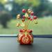 Chinese Money Tree Feng Shui Lucky Fortune Miniature New Year Home Car Decoratin F2W1